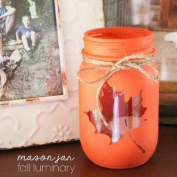 Осенний подсвечник