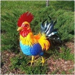 Петушок из пластиковых бутылок