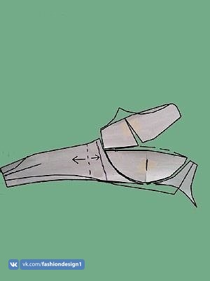Построение выкройки простого бюстгальтера на основе базовой выкройки лифа Построение выкройки простого бюстгальтера на основе базовой выкройки лифа