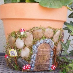 ​Сказочный декop цветочного горшка