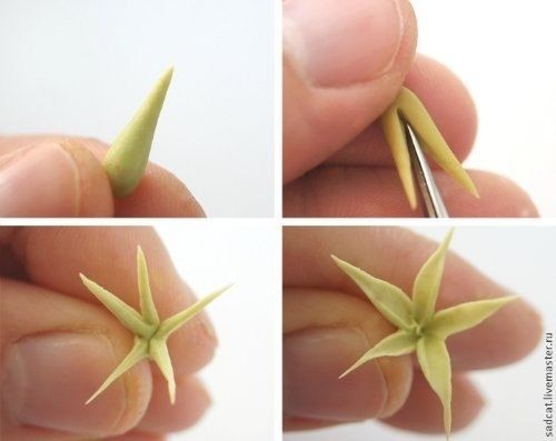 Веточка шиповника из полимерной глины: мастер-класс