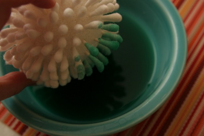 Идеи из ватных палочек