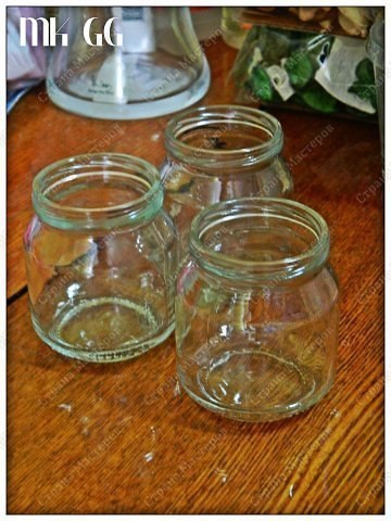 Красивые подсвечники из стеклянных баночек