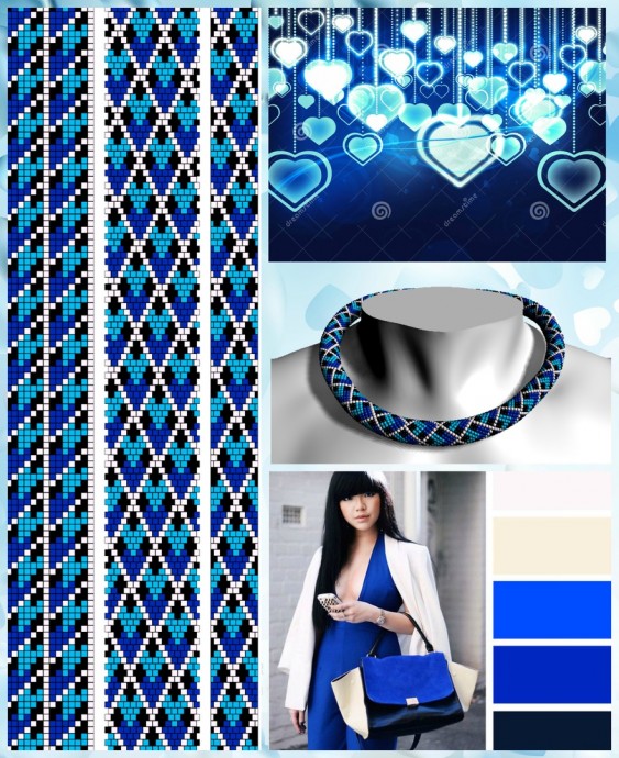 Яркие и красочные жгуты из бисера