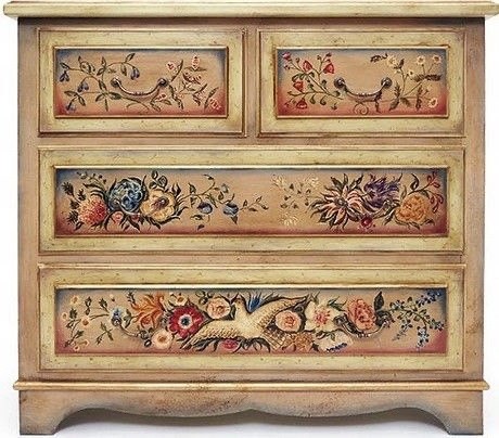 Идеи росписи и декупажа старой мебели