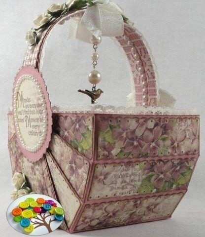 Нарядная корзинка Нарядная корзинка