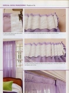 Формируем складки и сборки на шторах