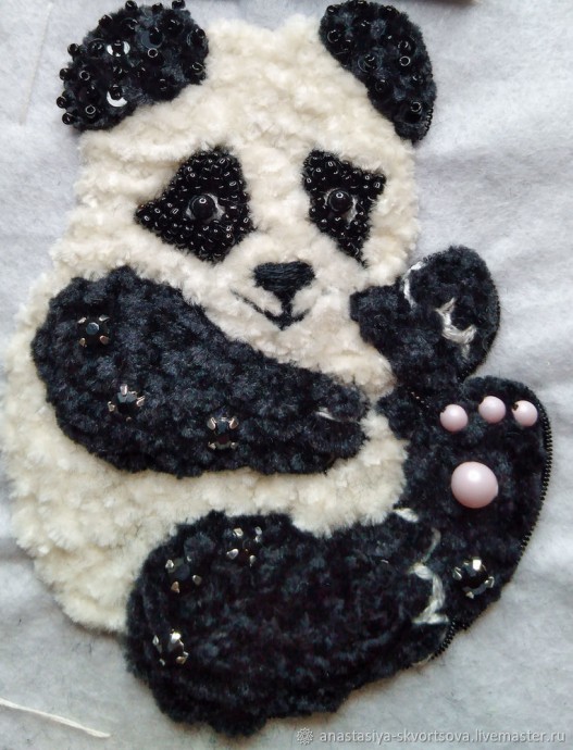 Брошь "Панда"