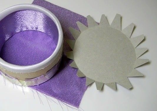 Мини шкатулка из бобины от скотча