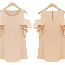 Модная блузка с голыми плечами