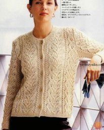 Нежнейший жакет спицaми