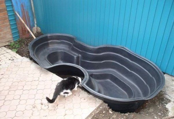 Организация пруда даже при минимуме места на даче Организация пруда даже при минимуме места на даче