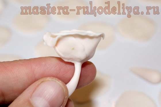 Розочка из полимерной глины