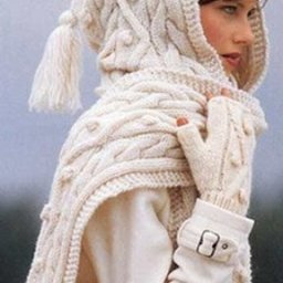 ​Шарф-шапка башлык