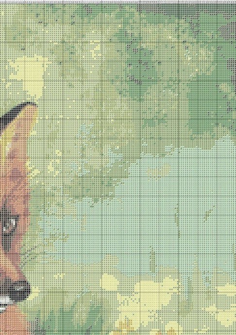 ​Вышиваем лису