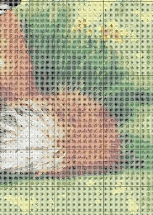 ​Вышиваем лису