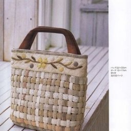 Японская плетёная сумочка