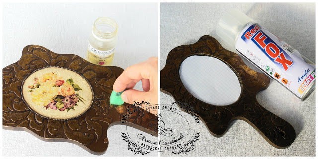 Зеркало "Винтажный букет"