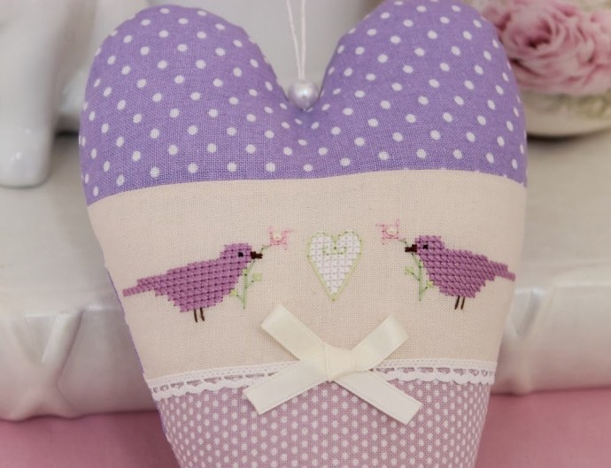 Сердечки в стиле тильда