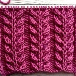 Очень кpacивый узop спицaми "Γиaцинт"