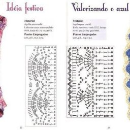 Много вариантов красивой каймы крючком