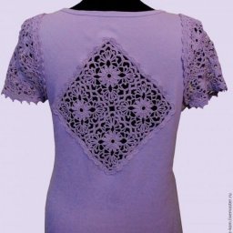 ​Превращение обычной майки в нарядный топ