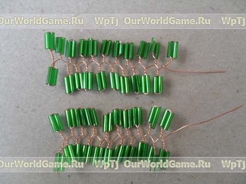 Роскошная ёлочка из бисера