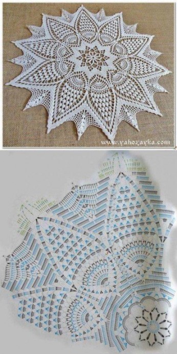 Вяжем самые красивые салфетки