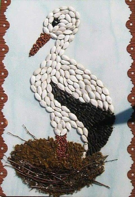 Идеи поделок из тыквенных семечек для украшения кухни Идеи поделок из тыквенных семечек для украшения кухни