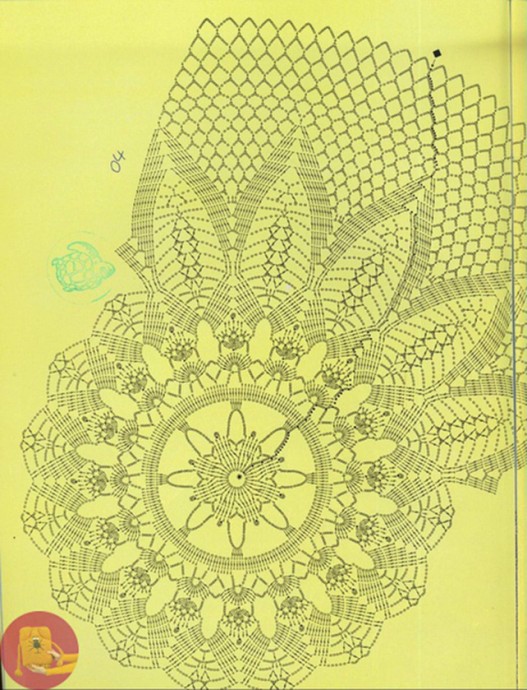 Изумительные салфетки крючком