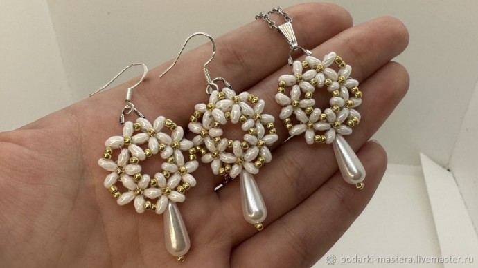 Весенний комплект украшений