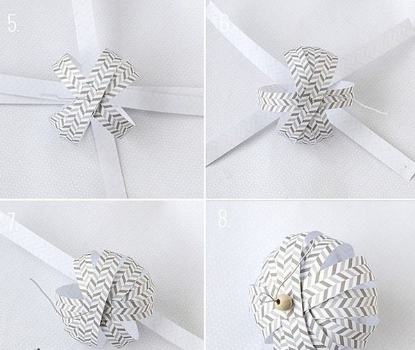 Ёлочные игрушки из бумаги