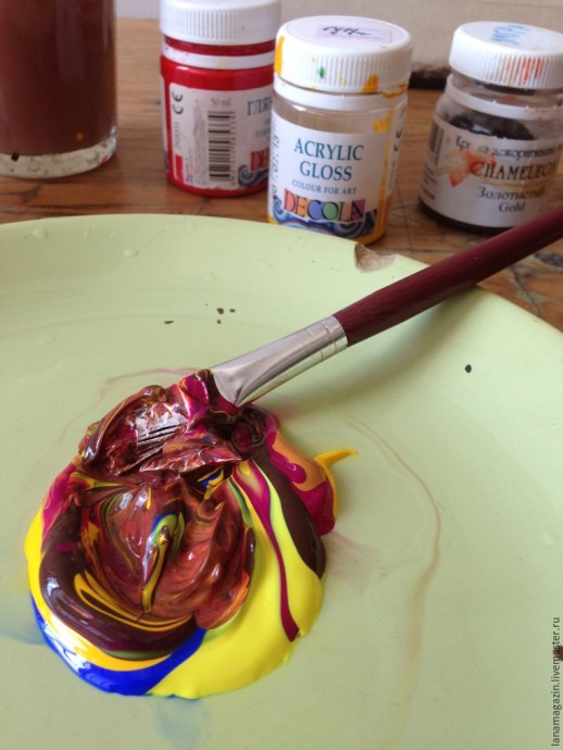 Состаренный фон шкатулки