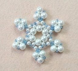 ​Звезда из бусин и бисера