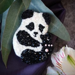Брошь "Панда"