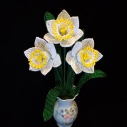 Мастер-класс по созданию нарциссов из бисера