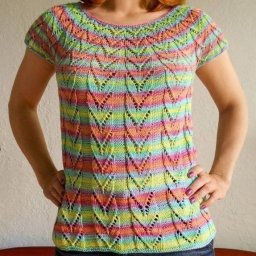 Топ с очень красивым узором
