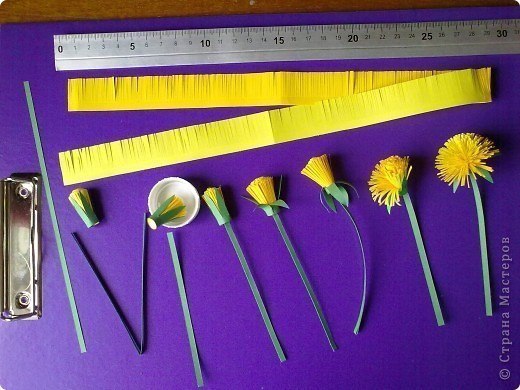 Мастерим красивый и правдоподобный одуванчик