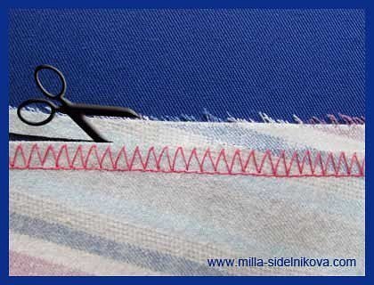 Псевдо-оверлочный шов Псевдо-оверлочный шов