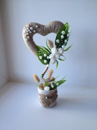 Топиарии с сердцем: подборка идей