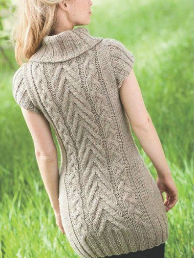 Удлиненная туника с карманом