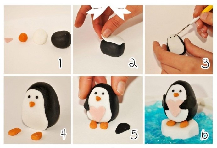 Забавные поделки из пластилина: пошаговый мастер-класс