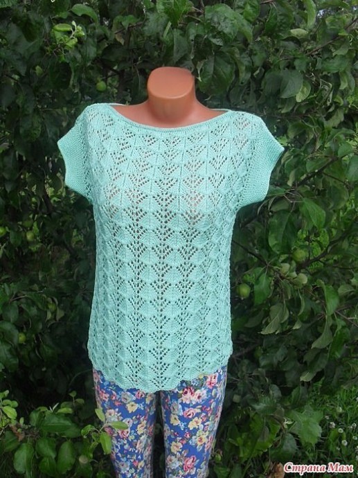 Ажурный воздушный топ