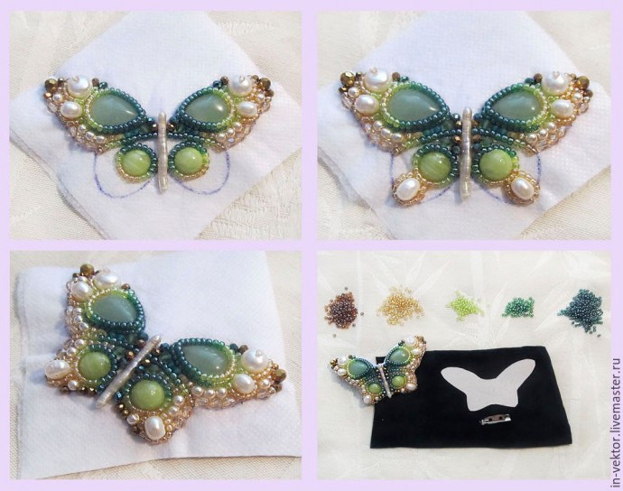 ​Брошь-бабочка