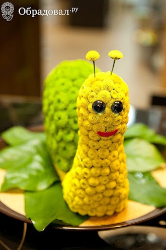 Цветочная улитка к празднику