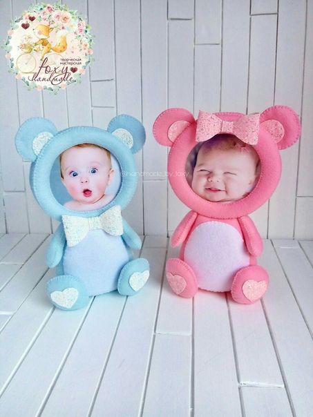 Фоторамочки из фетра