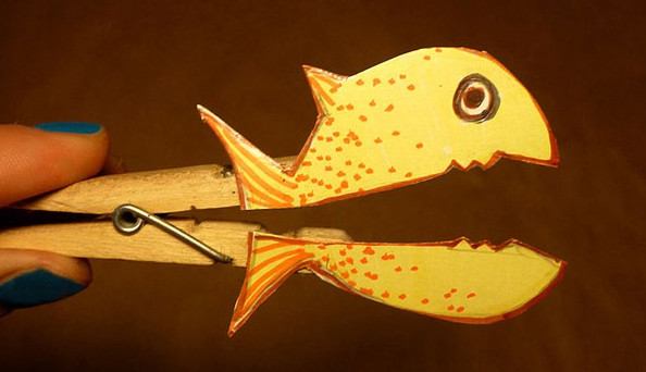 Идеи поделок из прищепок