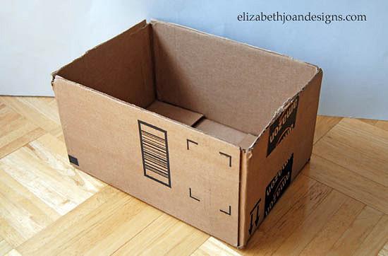 Корзинки из картонной коробки: красивая и бюджетная идея для декора