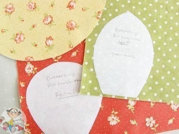 Шьём игольницу-цветок