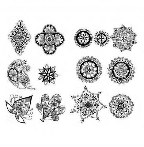 Узоры для летнего мехенди Узоры для летнего мехенди